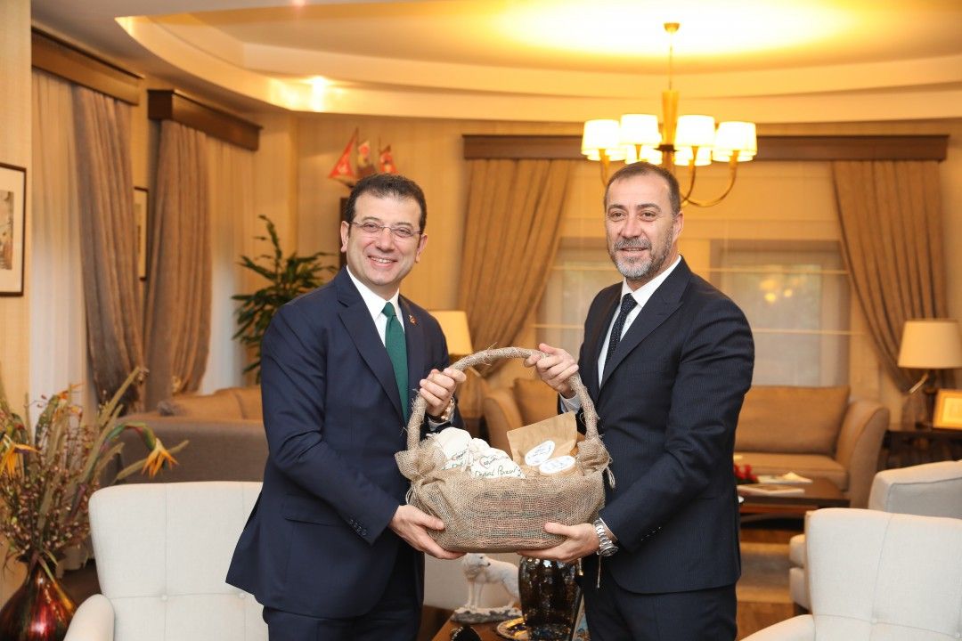 Başkan Yılmaz, Ekrem İmamoğlu'nu misafir etti 1