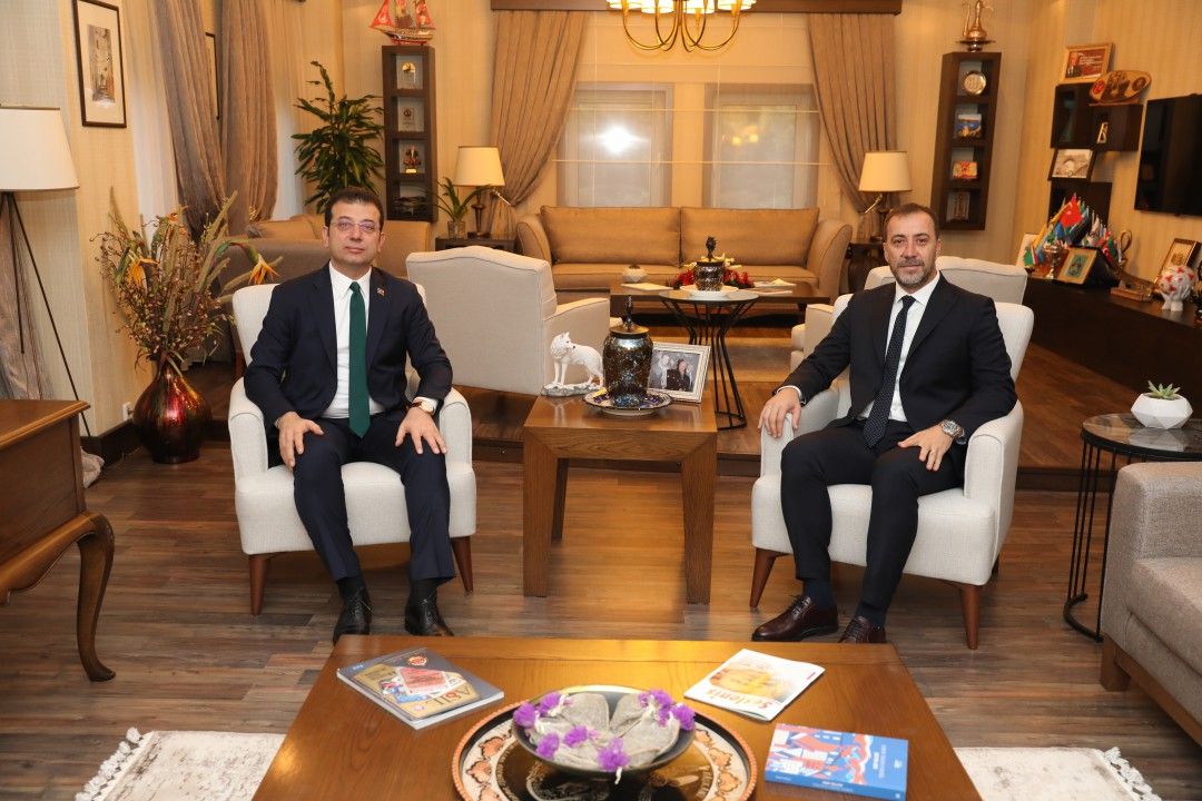 Başkan Yılmaz, Ekrem İmamoğlu'nu misafir etti 2
