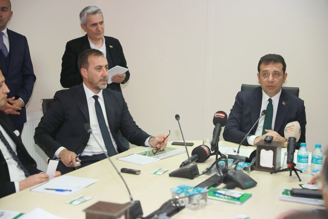 Başkan Yılmaz, Ekrem İmamoğlu'nu misafir etti 13