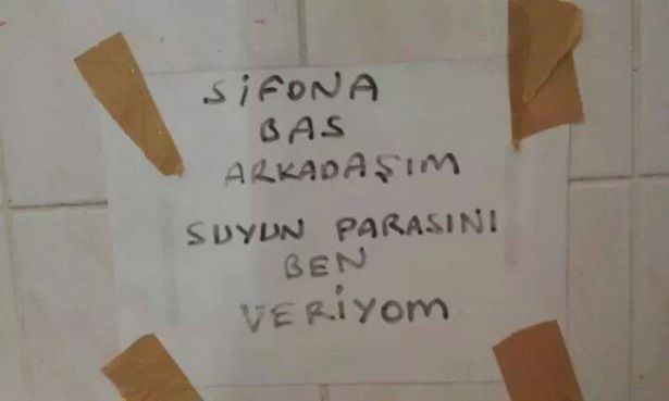 Yurdum insanı yine iş başında! Yazdığı şey... 108