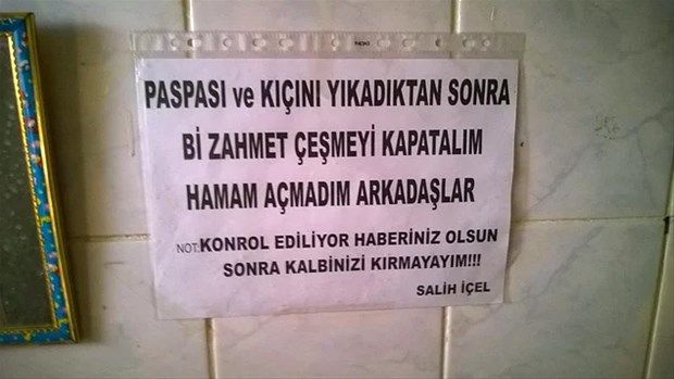 Yurdum insanı yine iş başında! Yazdığı şey... 174