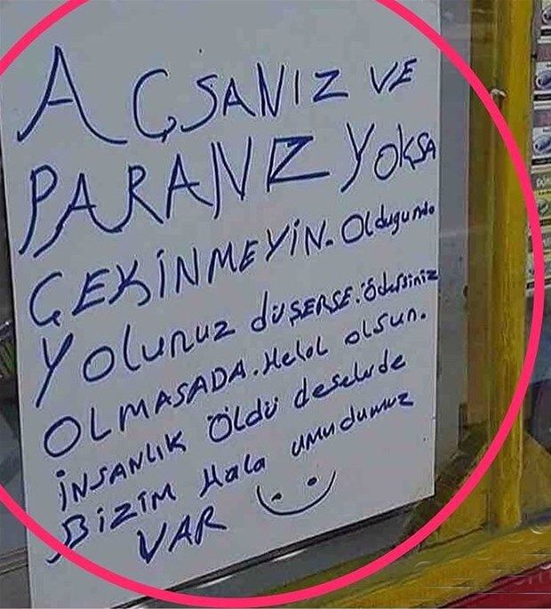 Yurdum insanı yine iş başında! Yazdığı şey... 197