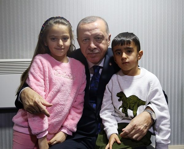 Erdoğan'dan anlamlı kabul 2