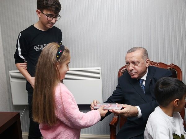 Erdoğan'dan anlamlı kabul 7