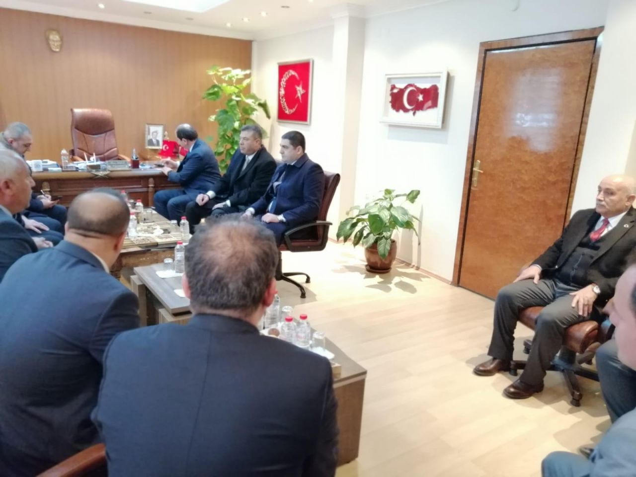 MHP heyeti çığ felaketi bölgesinde 2