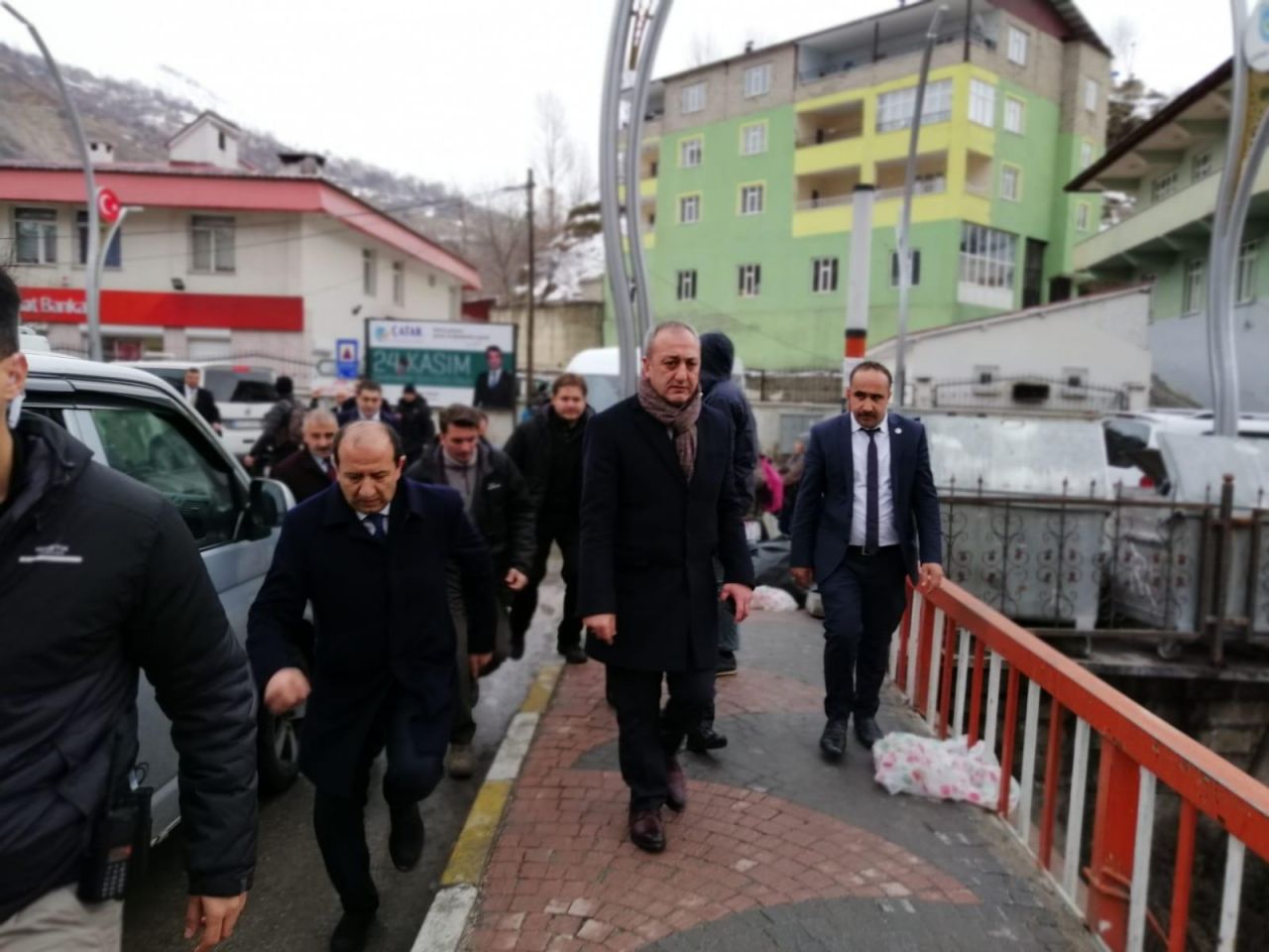 MHP heyeti çığ felaketi bölgesinde 4