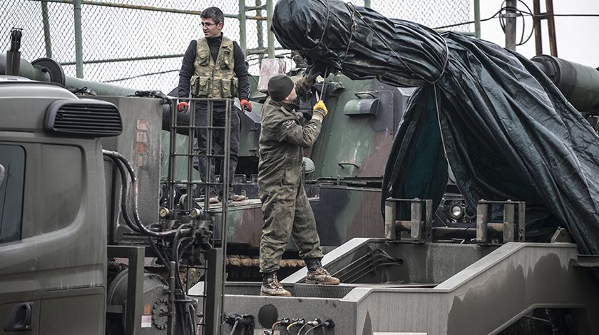 Suriye sınırına tank ve Fırtına obüsü takviyesi 7