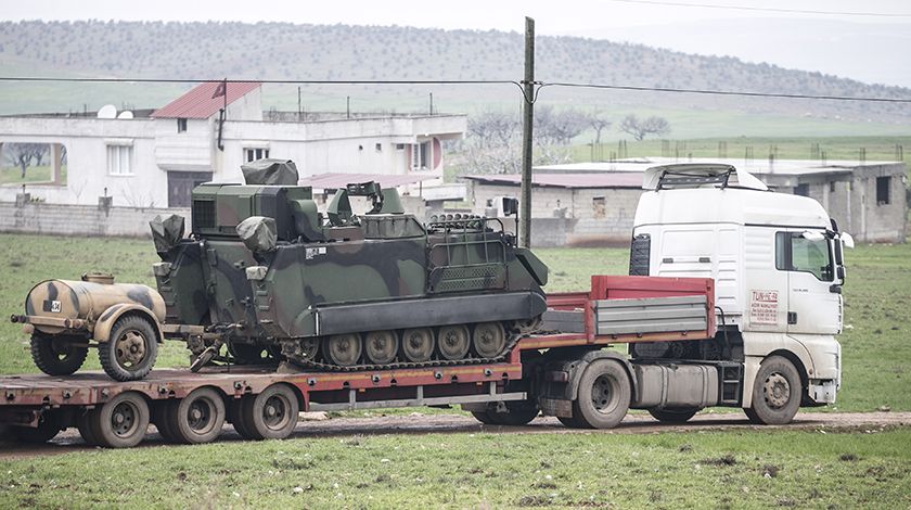 Suriye sınırına tank ve Fırtına obüsü takviyesi 9