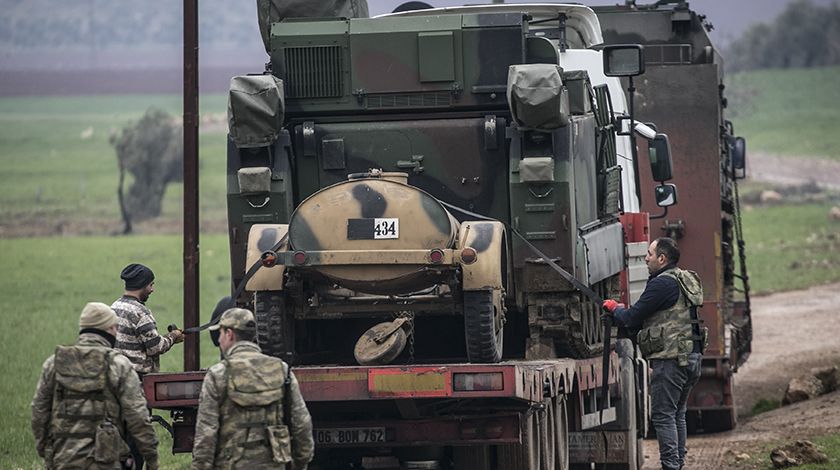 Suriye sınırına tank ve Fırtına obüsü takviyesi 10