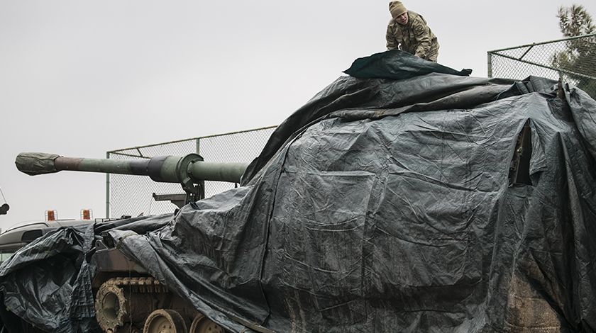 Suriye sınırına tank ve Fırtına obüsü takviyesi 13