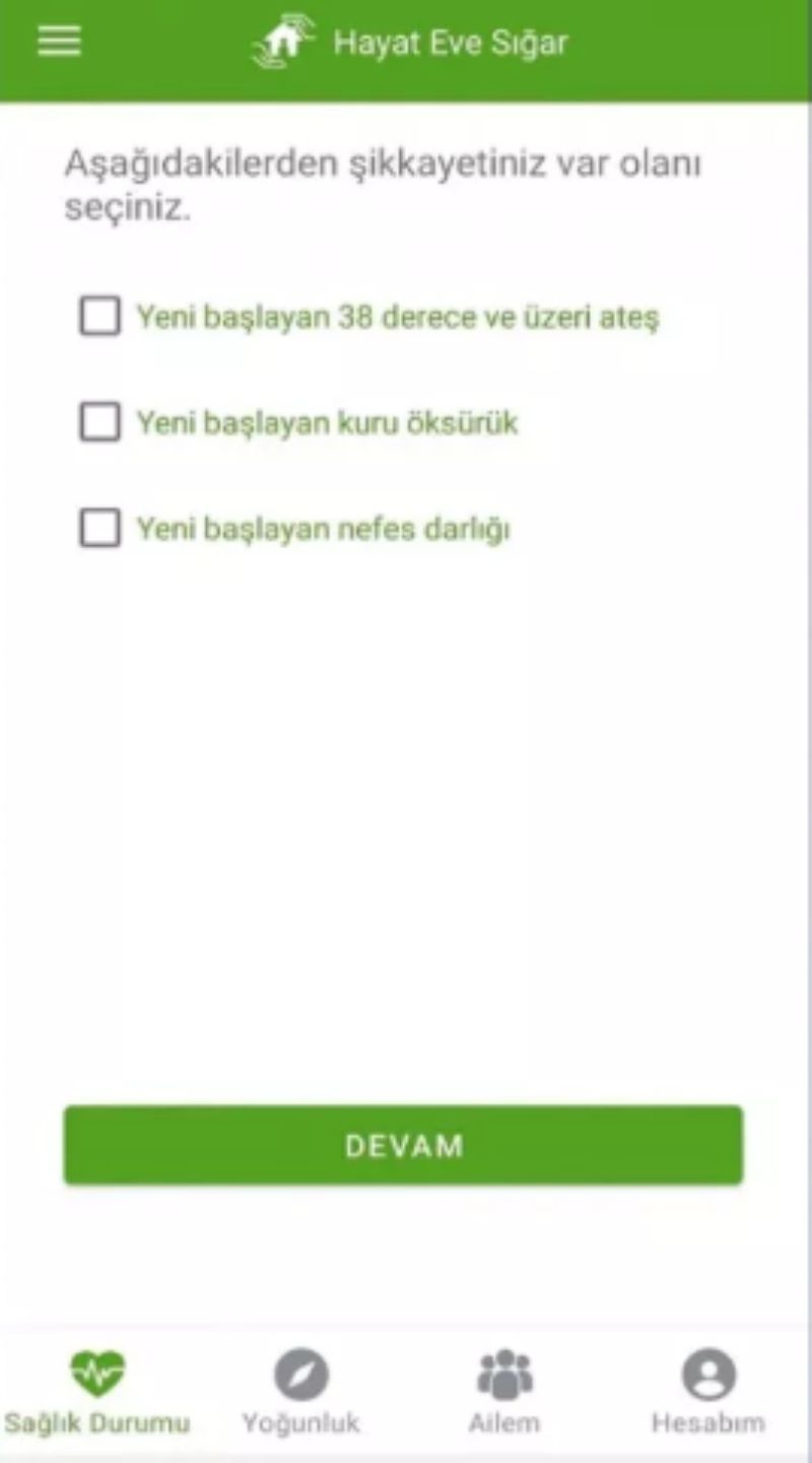 Hayat Eve Sığar uygulaması kullanıma açıldı 5