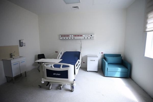 İşte o hastanesinin tamamlanan bölümleri 16