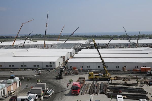 İşte o hastanesinin tamamlanan bölümleri 7