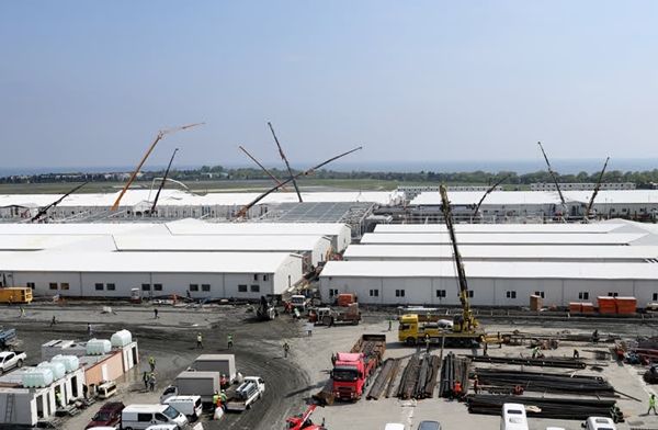 İşte o hastanesinin tamamlanan bölümleri 10