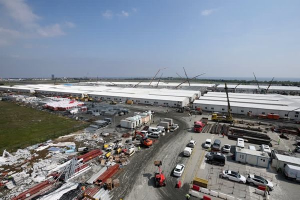 İşte o hastanesinin tamamlanan bölümleri 11