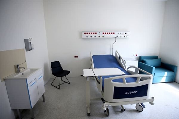 İşte o hastanesinin tamamlanan bölümleri 9