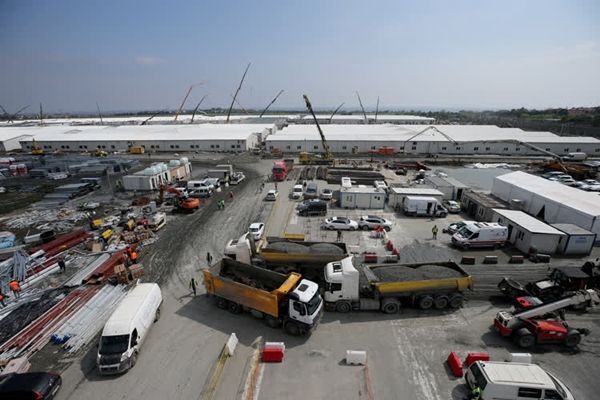 İşte o hastanesinin tamamlanan bölümleri 1