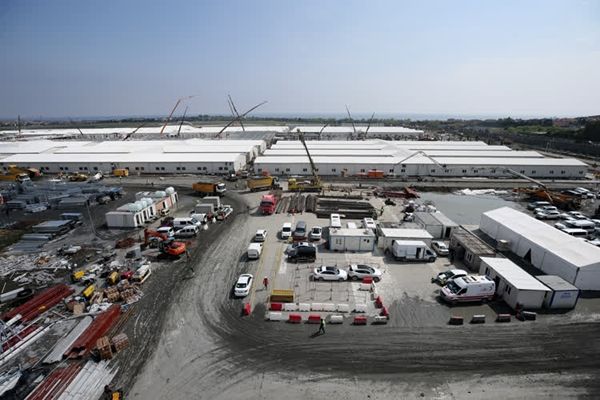 İşte o hastanesinin tamamlanan bölümleri 17