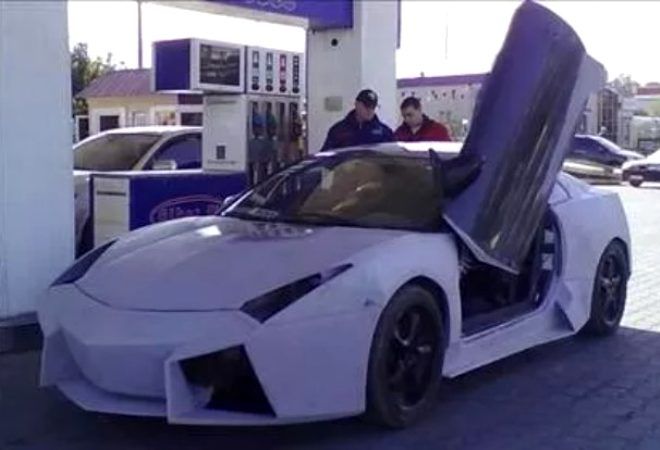 Hurda aracı milyonluk lüks arabaya dönüştürdü 35