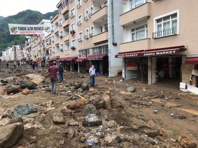 Hava aydınlandı! Giresun'daki felaketin büyüklüğü ortaya çıktı 64