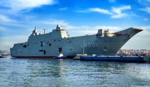 Türkiye'nin en büyük savaş gemisi gün sayıyor 1