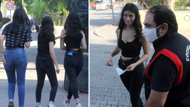 Polisleri gören genç kız kaçmaya çalıştı 1