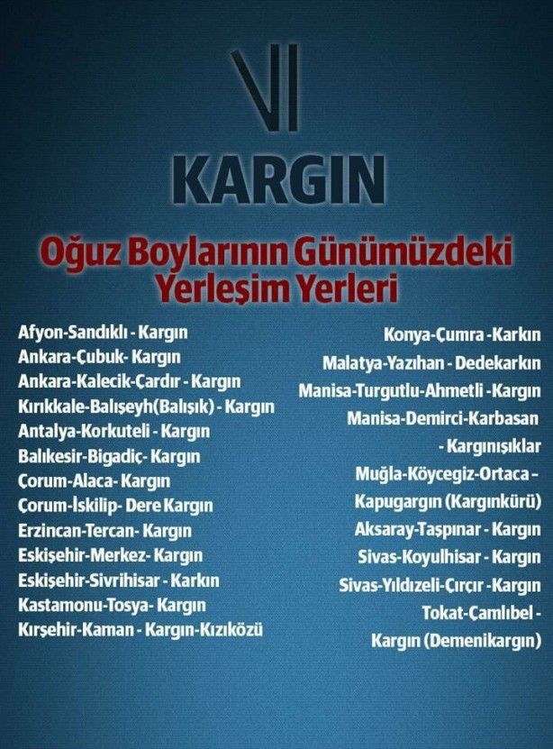 Oğuzlar'ın hangi Türk boyundansınız? 16