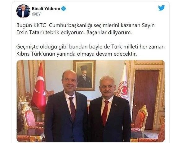 Türk siyasetçilerden Ersin Tatar'a tebrik yağdı 10