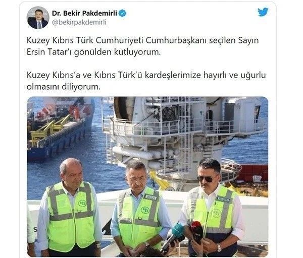 Türk siyasetçilerden Ersin Tatar'a tebrik yağdı 12