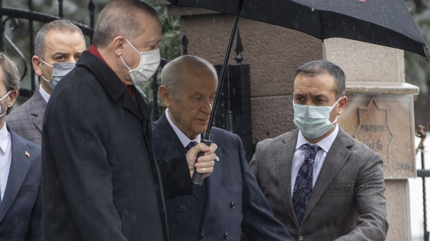 Erdoğan'la MHP Lideri Bahçeli arasında samimi diyalog 6