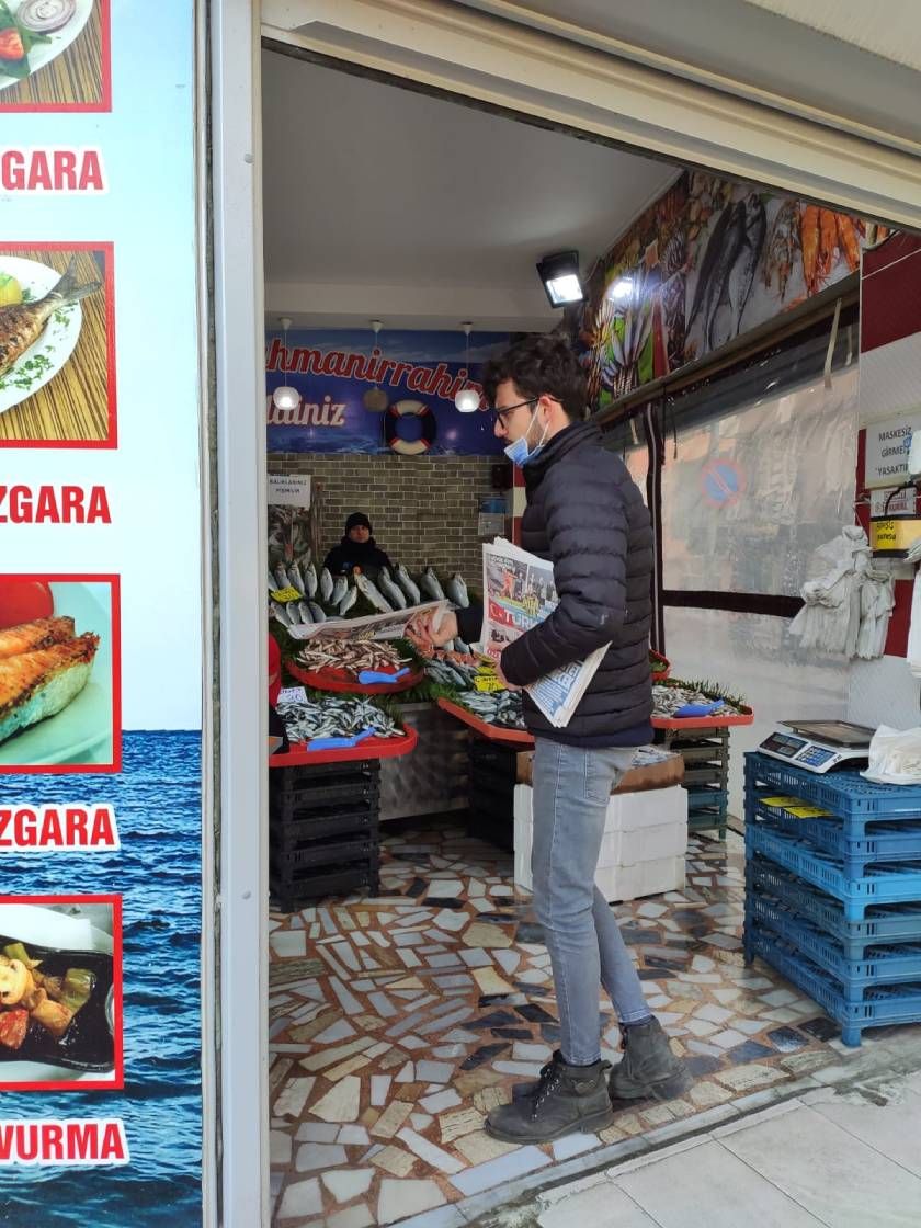 MHP Silivri ilçe teşkilatı Türk’ün gazetesini esnafa dağıttı 4