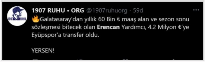 Galatasaray Erencan Yardımcı'yı sattı, sosyal medya karıştı! 12