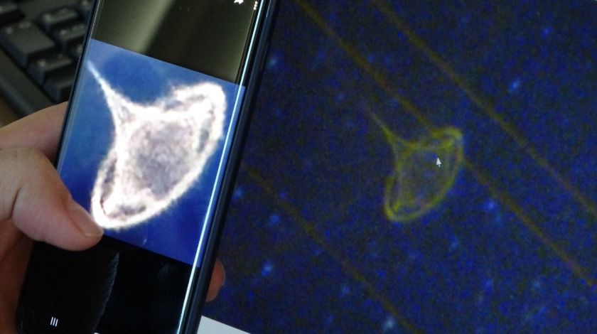 Çektiği fotoğrafı yakınlaştırınca şoke oldu 1