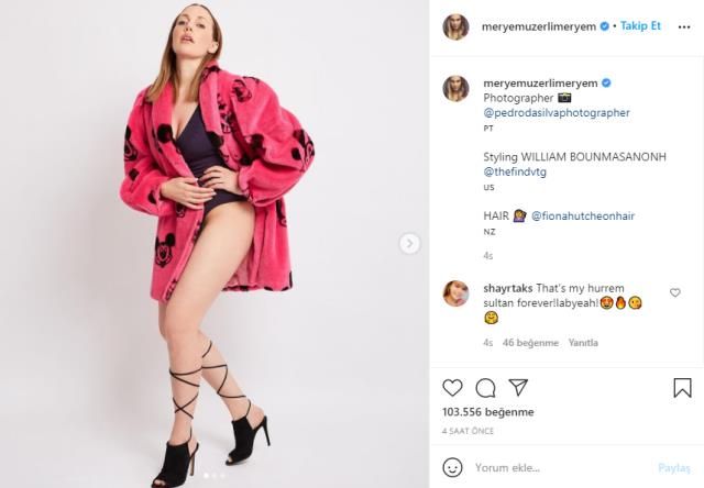 Meryem Uzerli, mayolu pozlarıyla nefes kesti 2