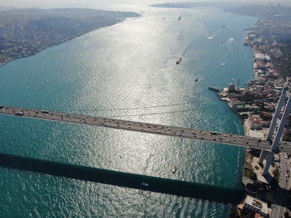 İstanbul Boğazı'nda muhteşem görüntü! 6
