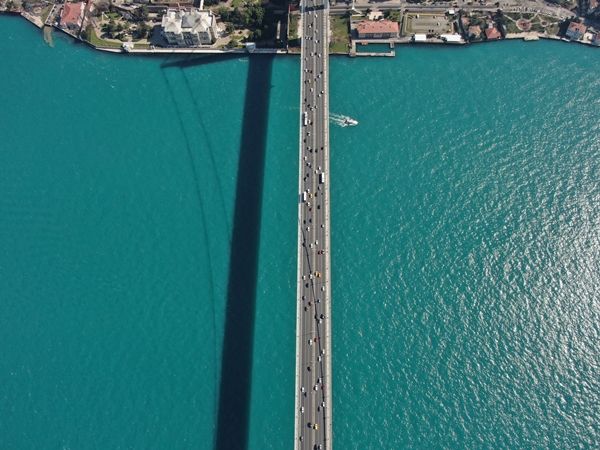 İstanbul Boğazı'nda muhteşem görüntü! 5