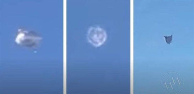 Dünyayı şoka uğratan anlar! UFO görüntüleri sızdı 5