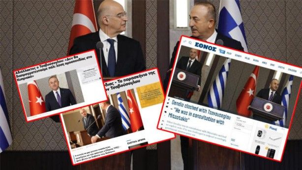 Çavuşoğlu'nun ayarı Yunan basınında! 1