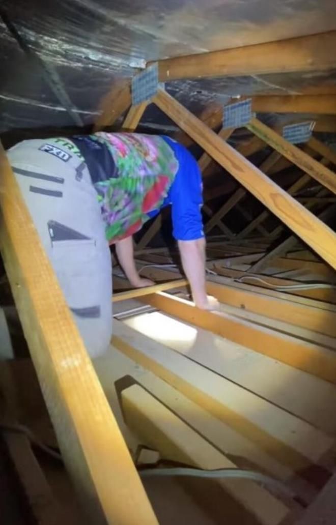 Evinin çatısında karşılaştığı manzara uykularını kaçırdı! 6