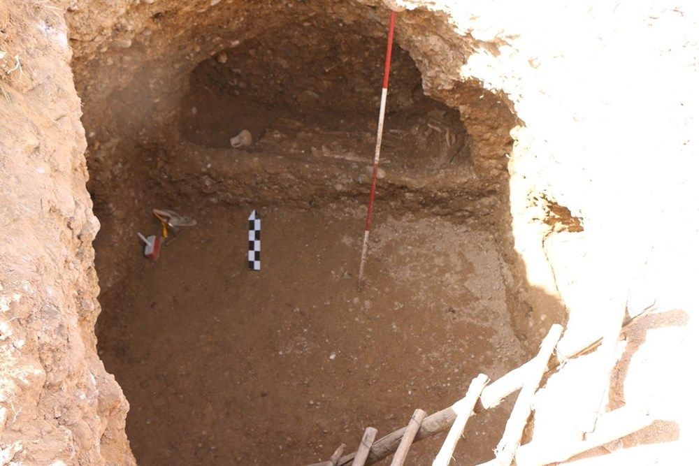 Adıyaman’da 1500 yıl öncesine ait 7 insan iskeleti bulundu 5
