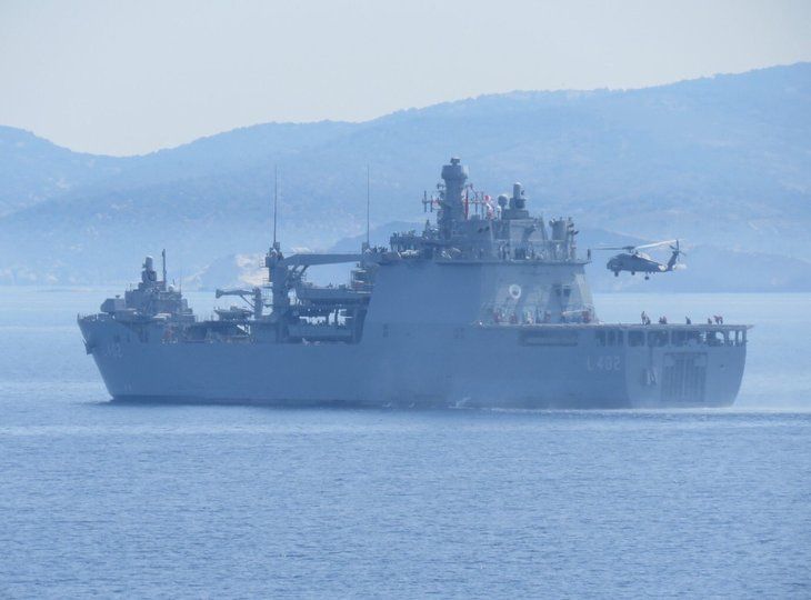 Türk donanması Ege Denizi'nde 5