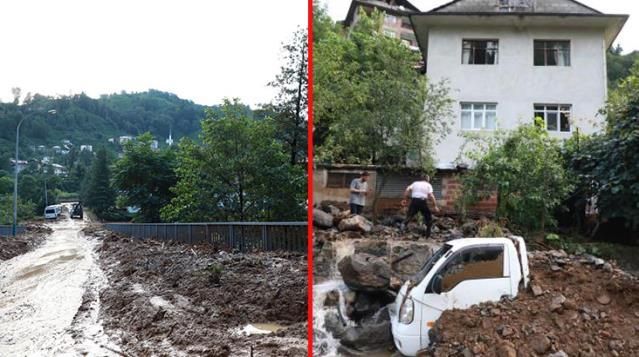 Rize’de felaketin boyutu gün ağarınca ortaya çıktı! 6