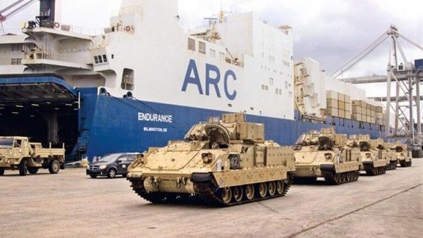 ABD bölgeyi cephaneliğe dönüştürdü 1