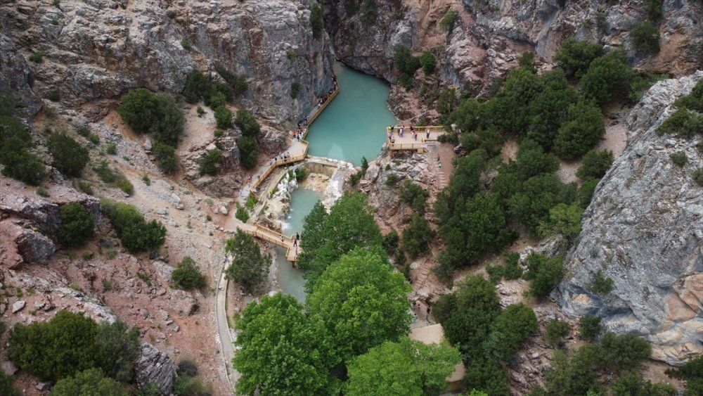 Köy halkı korkup yaklaşamıyor, tatilciler ise oraya akın etti! 1