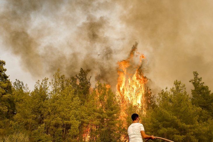 Yangın nöbetinde en ön saftalar! 5
