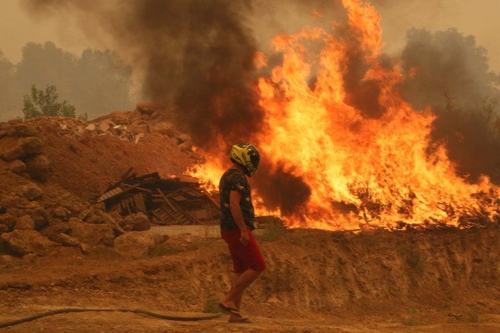 Yangın nöbetinde en ön saftalar! 7