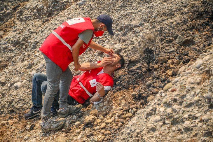 Yangın nöbetinde en ön saftalar! 20