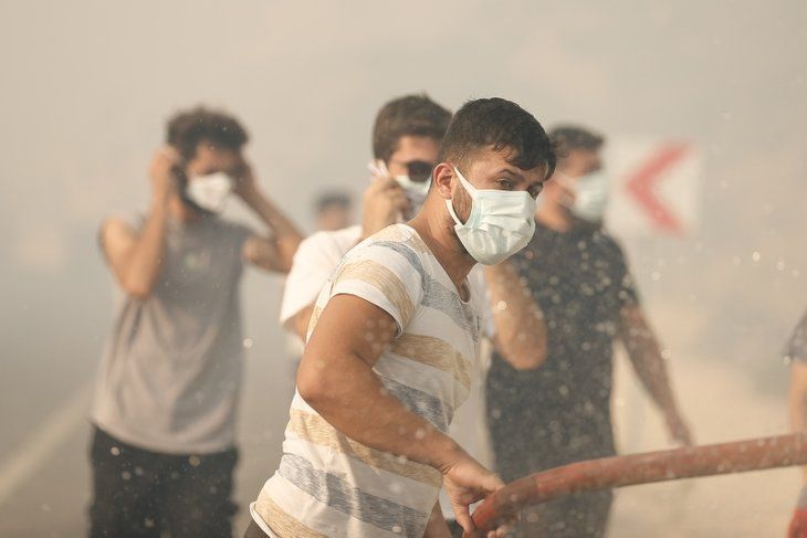 Yangın nöbetinde en ön saftalar! 26