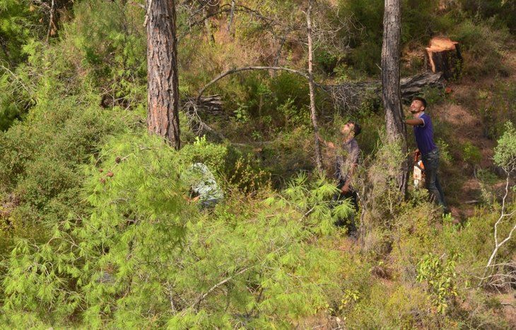 Yangın nöbetinde en ön saftalar! 27