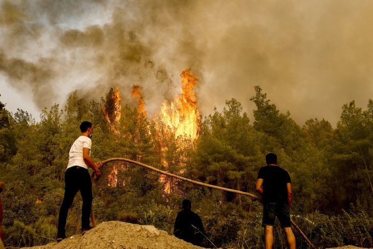 Yangın nöbetinde en ön saftalar! 28